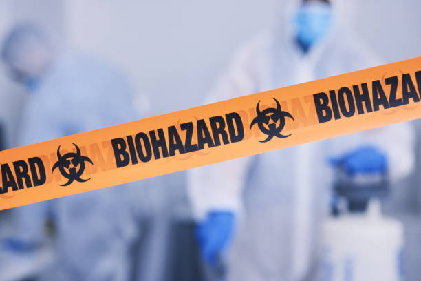 Professional Biohazard technician working in Hiwasse, AR